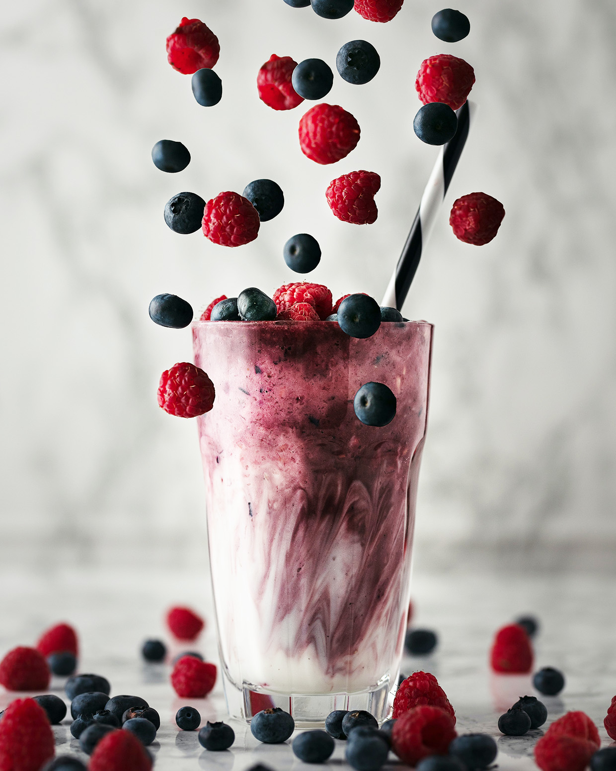 Very merry berry smoothie