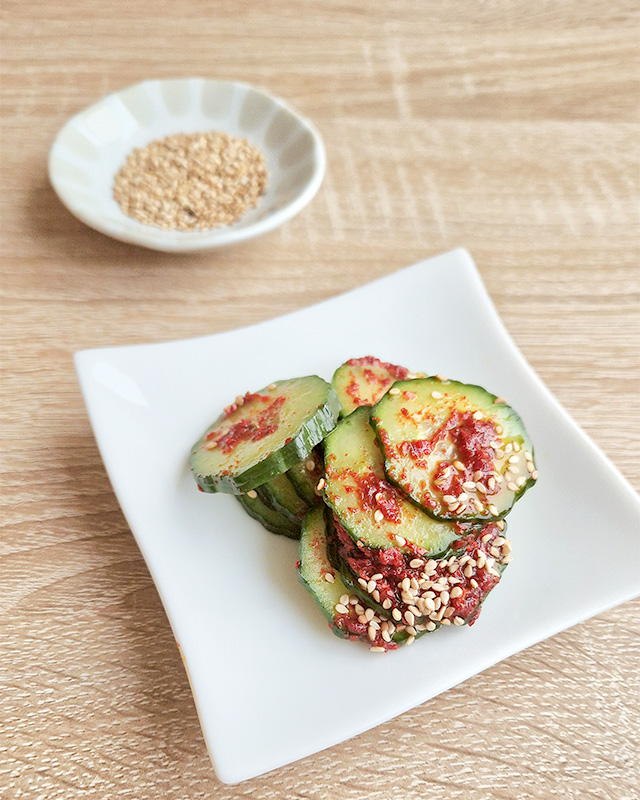 Spicy Korean Cucumber Salad Recipe | Oi-muchim