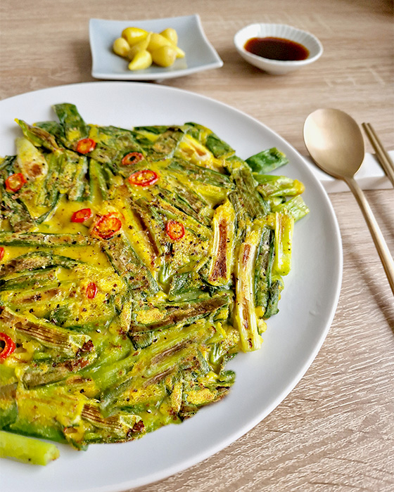 All About Korean Pancake  & Pajeon Recipe (Scallion Pancake)