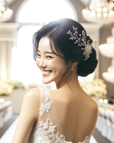Korean Wedding Hairstyles | Long, Medium, and Short Examples