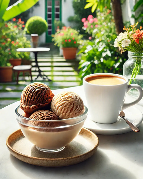 coffee sherbet recipe_korean ice cream_coffee dessert