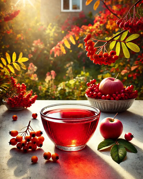 Rowan berry jelly_Norwegian rowan berry recipe_mountain ash berry recipes