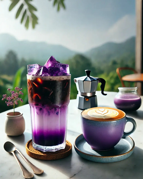 Easy Ube Latte Recipe | How to Make Purple Yam Latte at Home