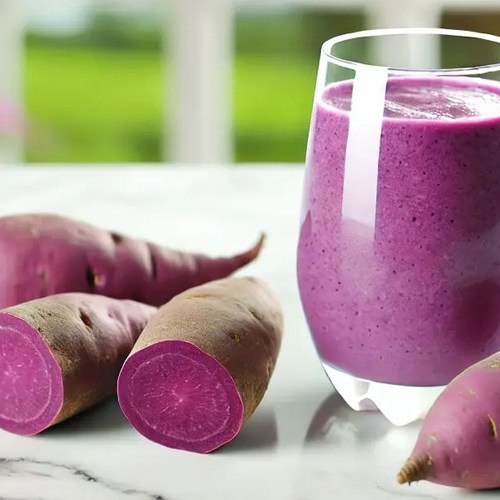 Easy Protein Ube Smoothie