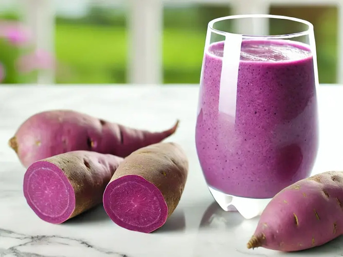 Protein Ube Smoothie Recipe | Easy Purple Yam Smoothie