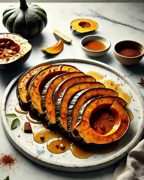 bake kabocha squash_easy roast kabocha squash recipe